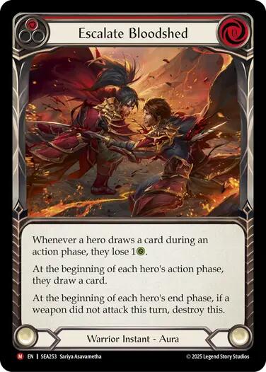 Escalate Bloodshed [SEA253] (High Seas)  Rainbow Foil | Gam3 Escape