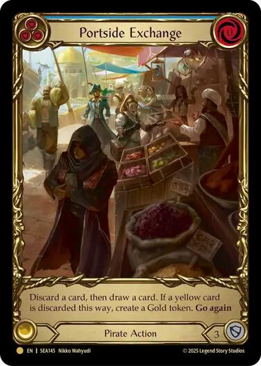 Portside Exchange (Treasure) [SEA145] (High Seas)  Cold Foil | Gam3 Escape