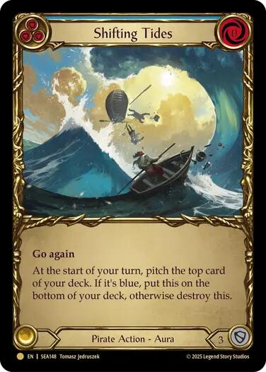 Shifting Tides (Treasure) [SEA148] (High Seas)  Cold Foil | Gam3 Escape