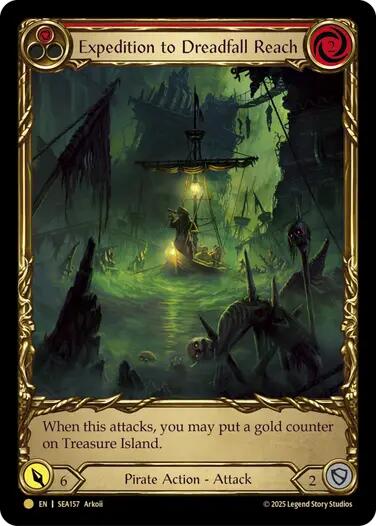 Expedition to Dreadfall Reach (Treasure) [SEA157] (High Seas)  Cold Foil | Gam3 Escape