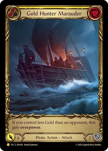 Gold Hunter Marauder (Treasure) [SEA164] (High Seas)  Cold Foil | Gam3 Escape