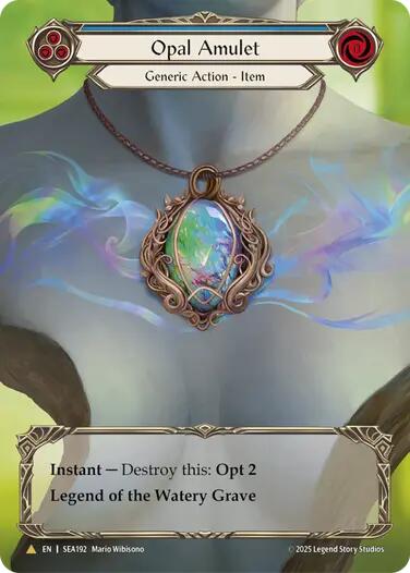 Opal Amulet (Treasure) [SEA192] (High Seas)  Cold Foil | Gam3 Escape