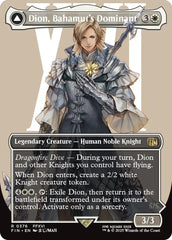 Dion, Bahamut's Dominant // Bahamut, Warden of Light (Borderless) [FINAL FANTASY] | Gam3 Escape