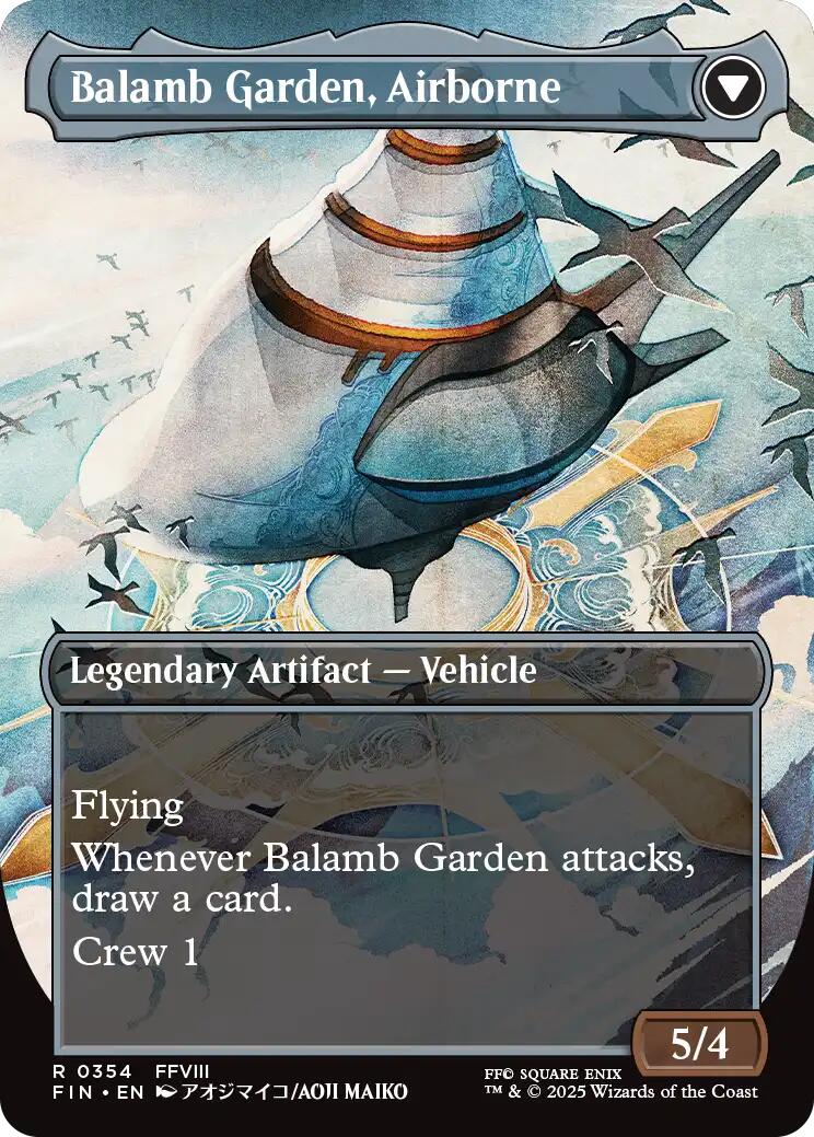 Balamb Garden, SeeD Academy // Balamb Garden, Airborne (Borderless) [FINAL FANTASY] | Gam3 Escape