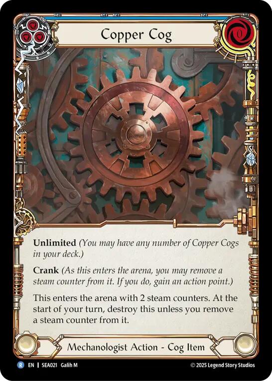 Copper Cog [SEA021] (High Seas)  Rainbow Foil | Gam3 Escape