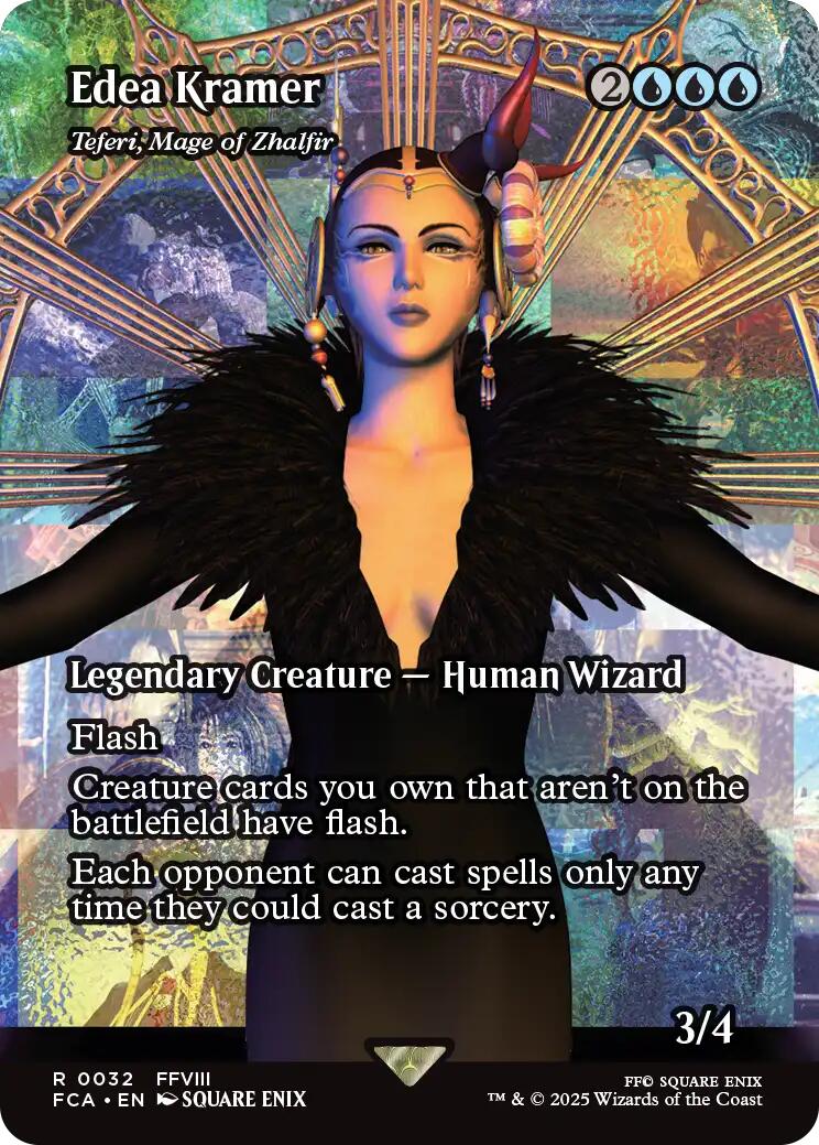 Edea Kramer - Teferi, Mage of Zhalfir (Showcase) [FINAL FANTASY : Through the Ages] | Gam3 Escape