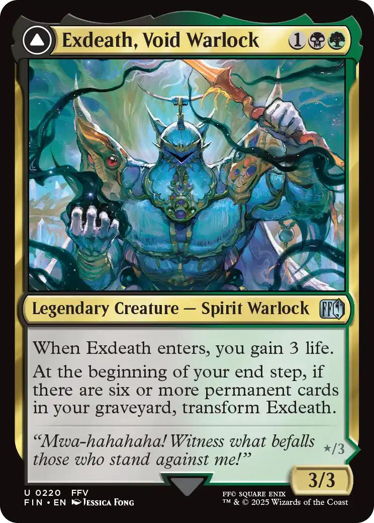 Exdeath, Void Warlock // Neo Exdeath, Dimension's End [FINAL FANTASY] | Gam3 Escape