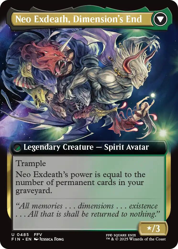 Exdeath, Void Warlock // Neo Exdeath, Dimension's End (Extended Art) [FINAL FANTASY] | Gam3 Escape