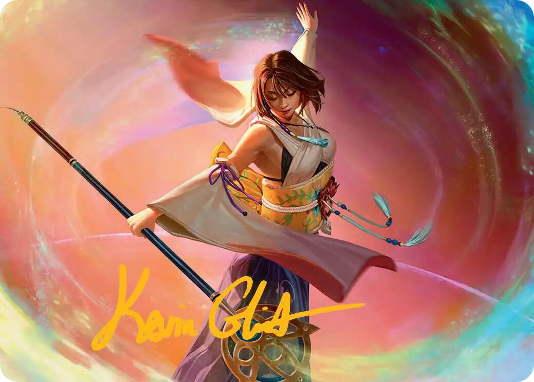 Yuna, Grand Summoner Art Card (Gold-Stamped Signature) [FINAL FANTASY Art Series] | Gam3 Escape