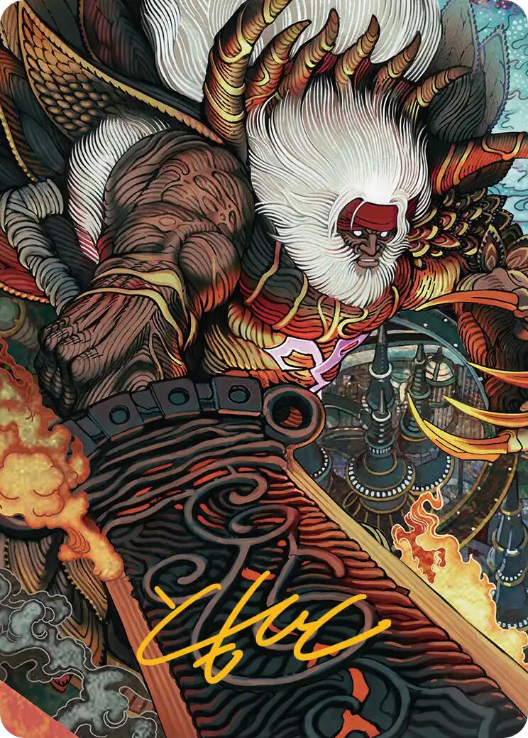 Braska's Final Aeon Art Card (Gold-Stamped Signature) [FINAL FANTASY Art Series] | Gam3 Escape