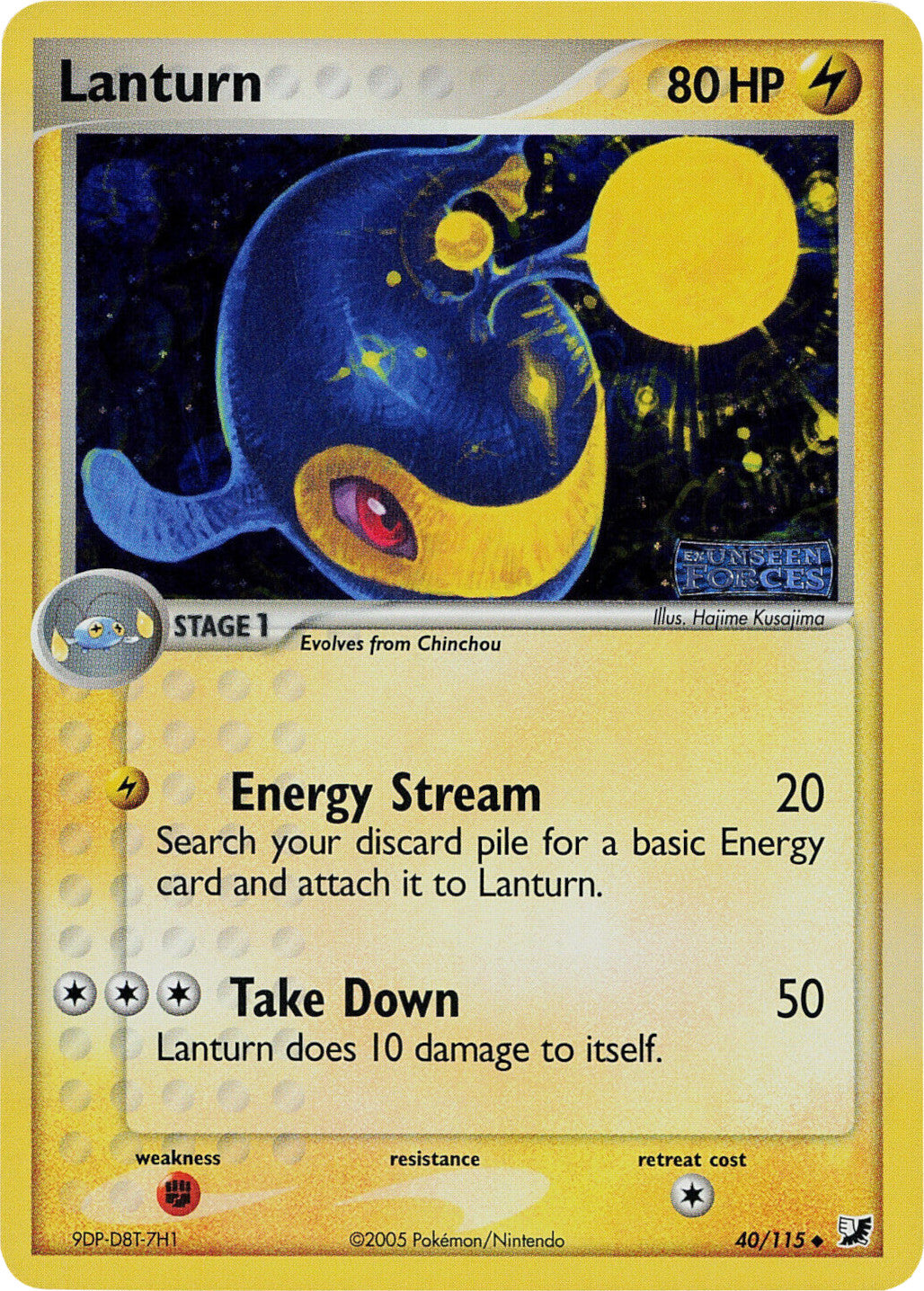 Lanturn (40/115) (Stamped) [EX: Unseen Forces] | Gam3 Escape
