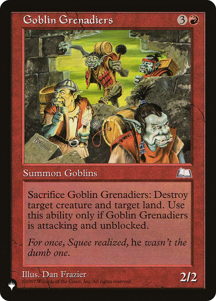 Goblin Grenadiers [The List] | Gam3 Escape