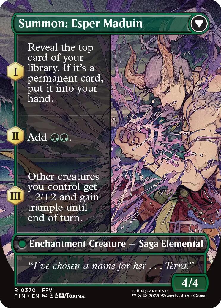 Esper Origins // Summon: Esper Maduin (Borderless) [FINAL FANTASY] | Gam3 Escape