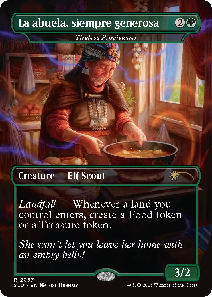 La abuela, siempre generosa - Tireless Provisioner [Secret Lair Drop Series] | Gam3 Escape
