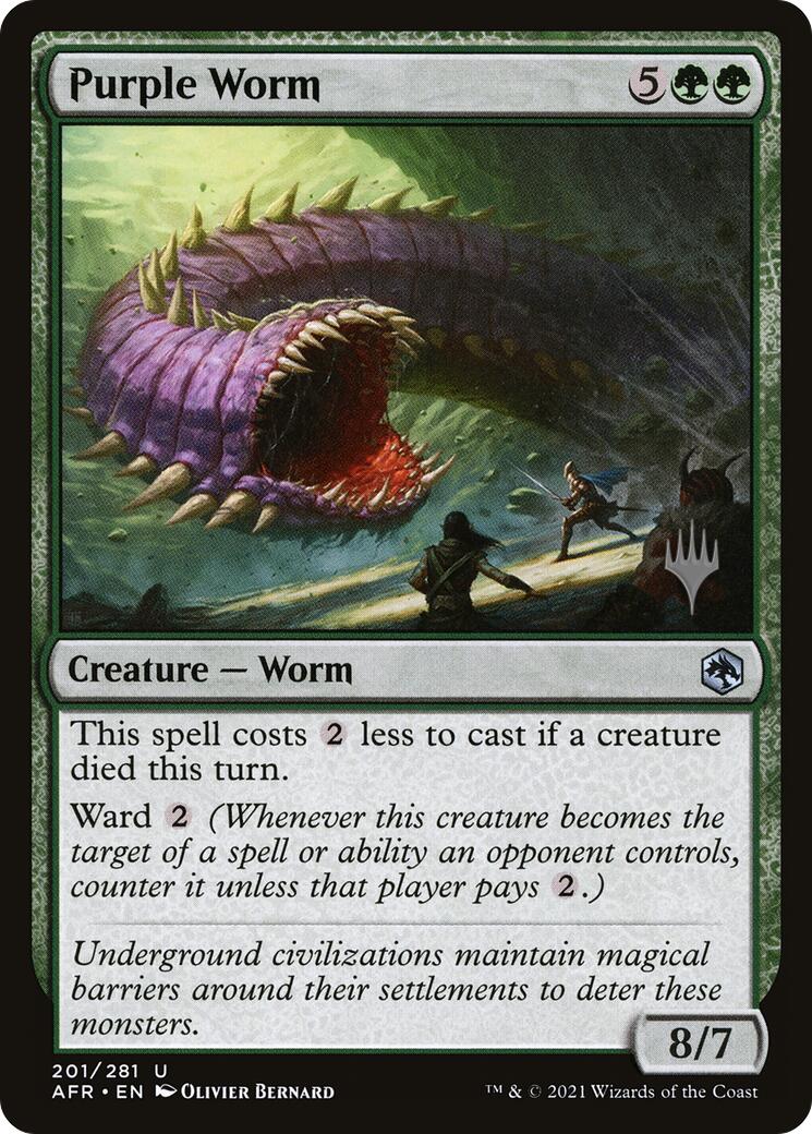 Purple Worm [Tarkir: Dragonstorm Promos] | Gam3 Escape