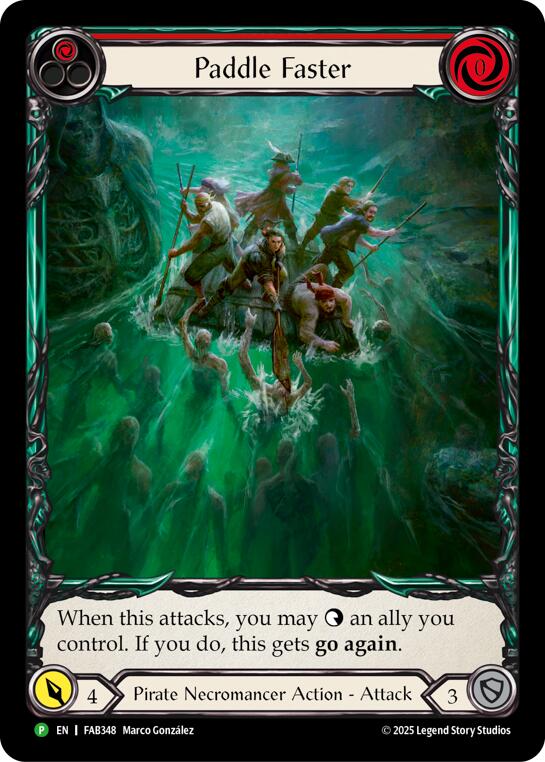Paddle Faster [FAB348] (Promo)  Rainbow Foil | Gam3 Escape