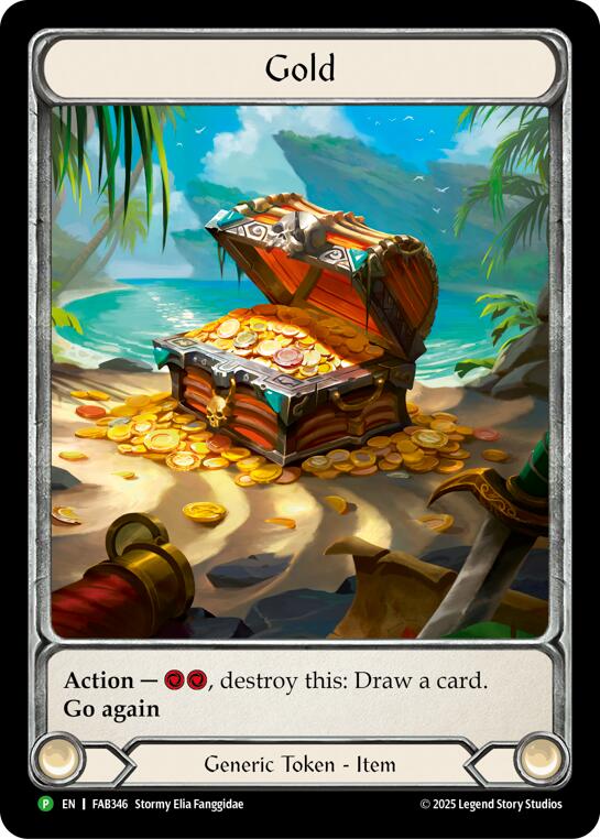 Gold [FAB346] (Promo)  Cold Foil | Gam3 Escape
