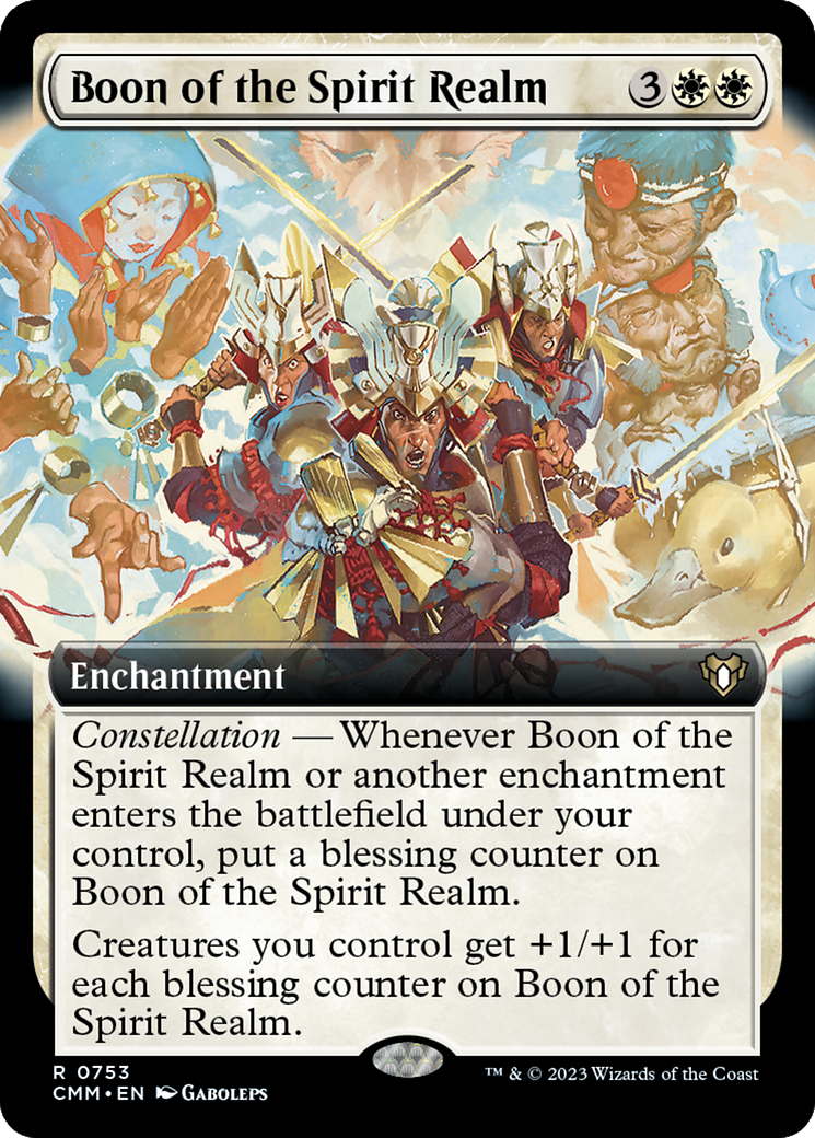 Boon of the Spirit Realm (Extended Art) [Commander Masters] | Gam3 Escape