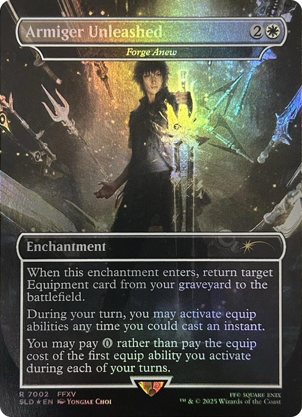 Armiger Unleashed - Forge Anew (Rainbow Foil) [Secret Lair Drop Series] | Gam3 Escape