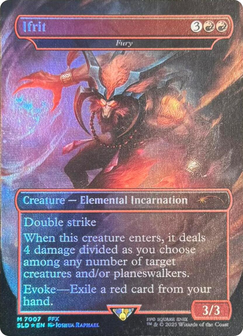 Ifrit - Fury (Rainbow Foil) [Secret Lair Drop Series] | Gam3 Escape