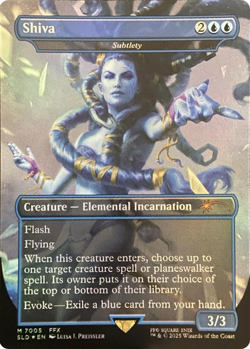 Shiva - Subtlety (Rainbow Foil) [Secret Lair Drop Series] | Gam3 Escape