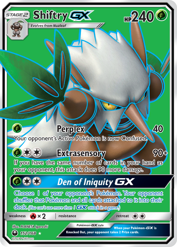 Shiftry GX (152/168) [Sun & Moon: Celestial Storm] | Gam3 Escape