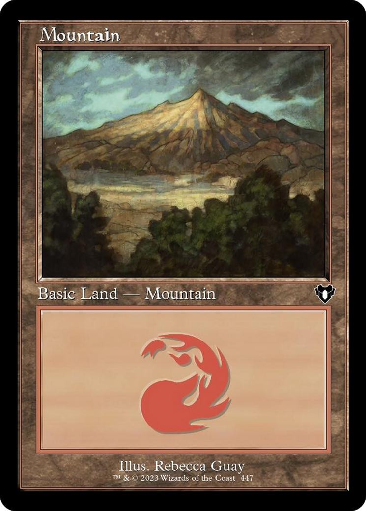 Mountain (447) (Retro) [Commander Masters] | Gam3 Escape