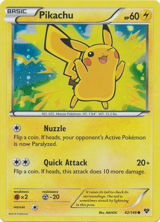 Pikachu (42/146) (2014 Movie Promo) [Miscellaneous Cards] | Gam3 Escape