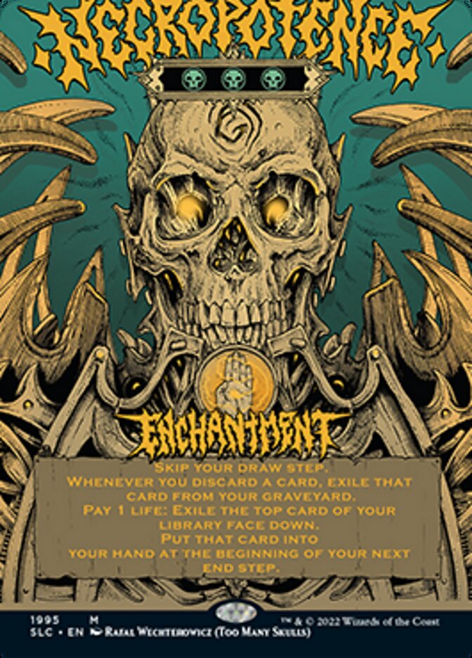 Necropotence (Borderless Alternate Art) [Secret Lair Countdown Kit] | Gam3 Escape