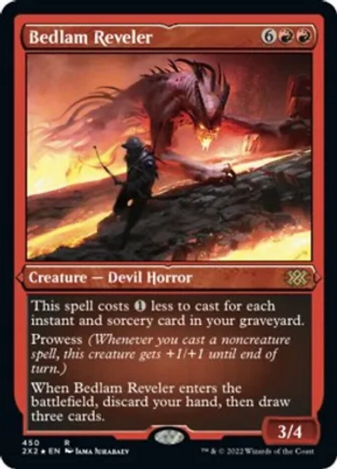 Bedlam Reveler (Foil Etched) [Double Masters 2022] | Gam3 Escape