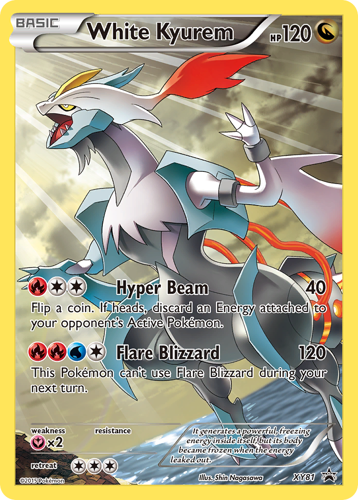 White Kyurem (XY81) (Full Art Promo) [XY: Black Star Promos] | Gam3 Escape