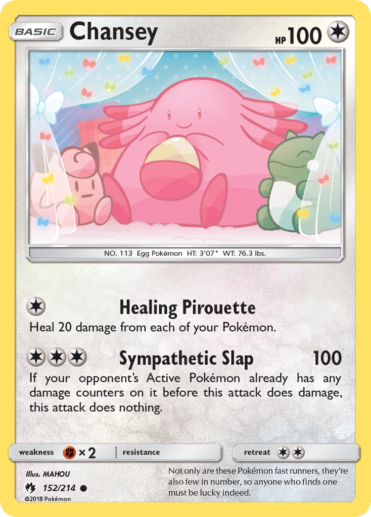 Chansey (152/214) [Sun & Moon: Lost Thunder] | Gam3 Escape