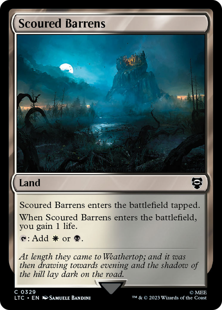 Scoured Barrens [The Lord of the Rings: Tales of Middle-Earth Commander] | Gam3 Escape