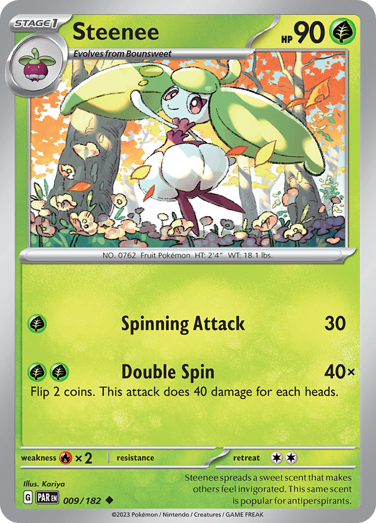 Steenee (009/182) [Scarlet & Violet: Paradox Rift] | Gam3 Escape