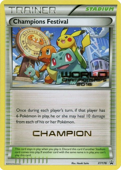 Champions Festival (XY176) (2016 Champion) [XY: Black Star Promos] | Gam3 Escape