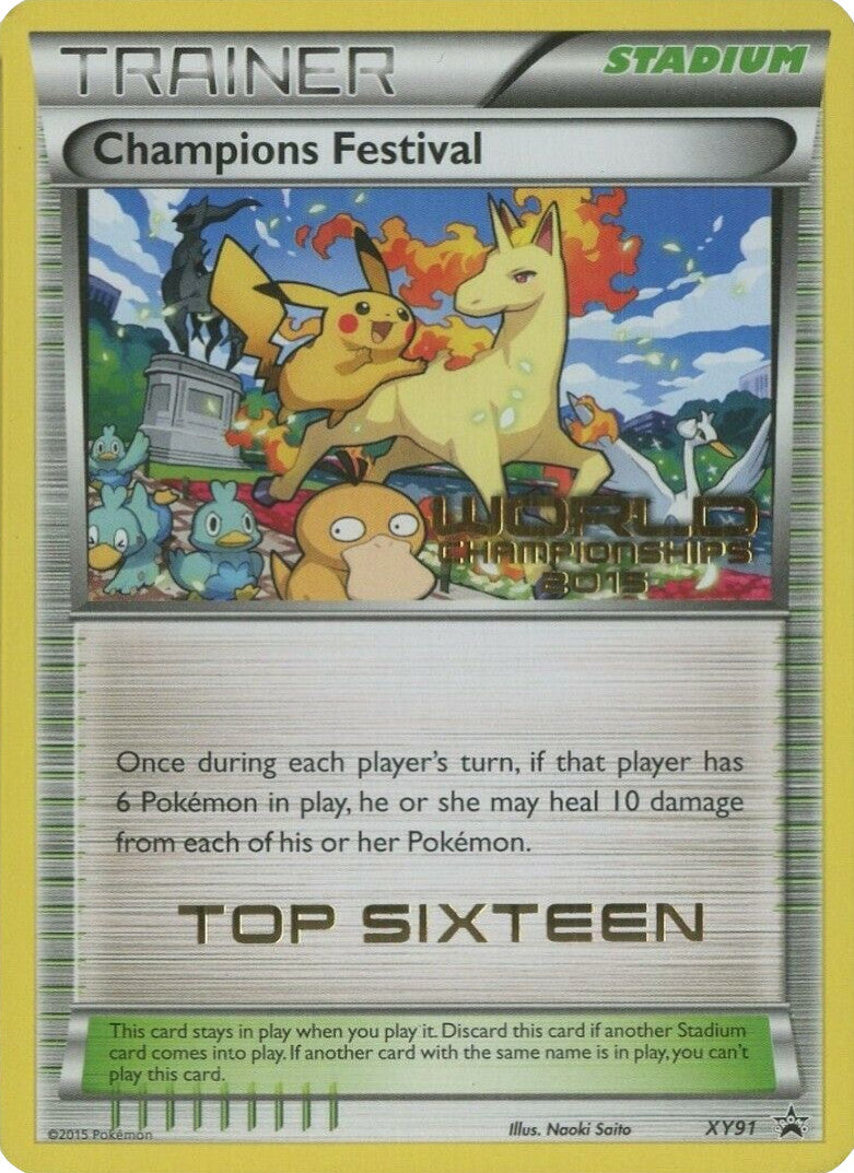 Champions Festival (XY91) (2015 Top Sixteen) [XY: Black Star Promos] | Gam3 Escape