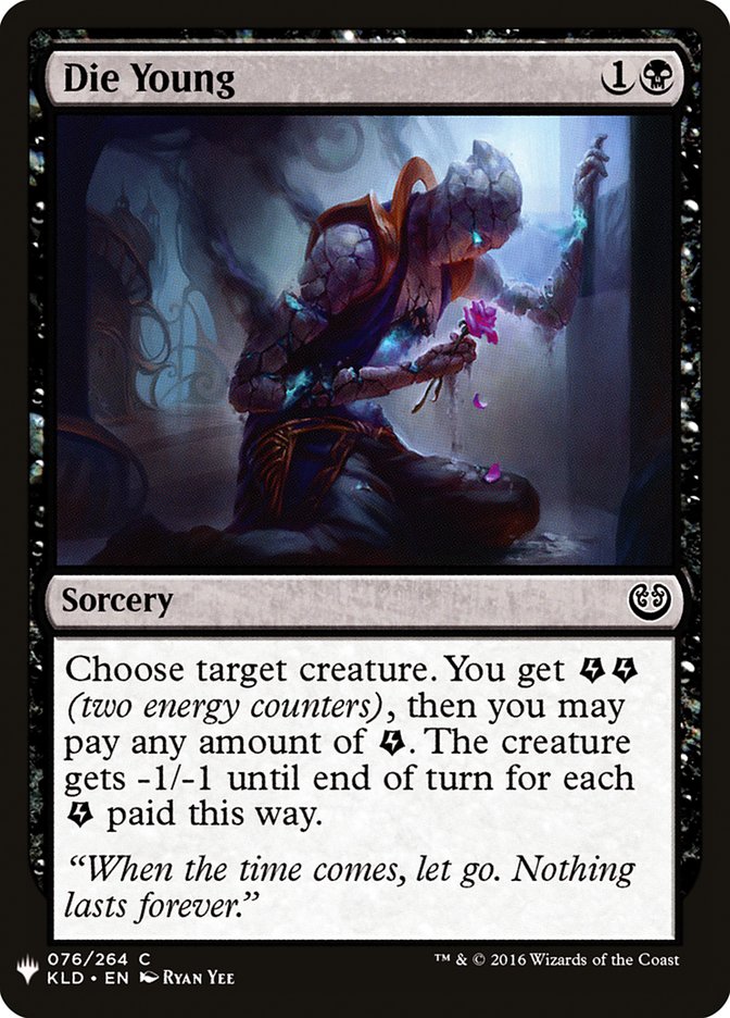 Die Young [Mystery Booster] | Gam3 Escape