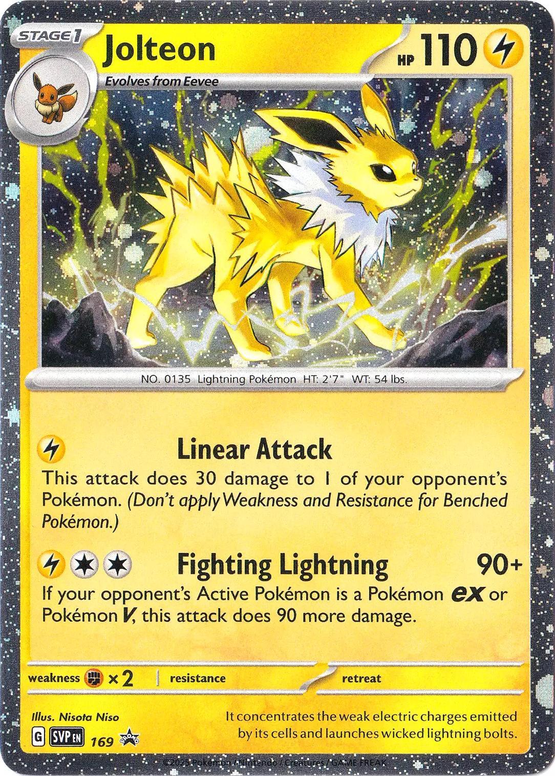 Jolteon (169) (Cosmos Holo) [Scarlet & Violet: Black Star Promos] | Gam3 Escape