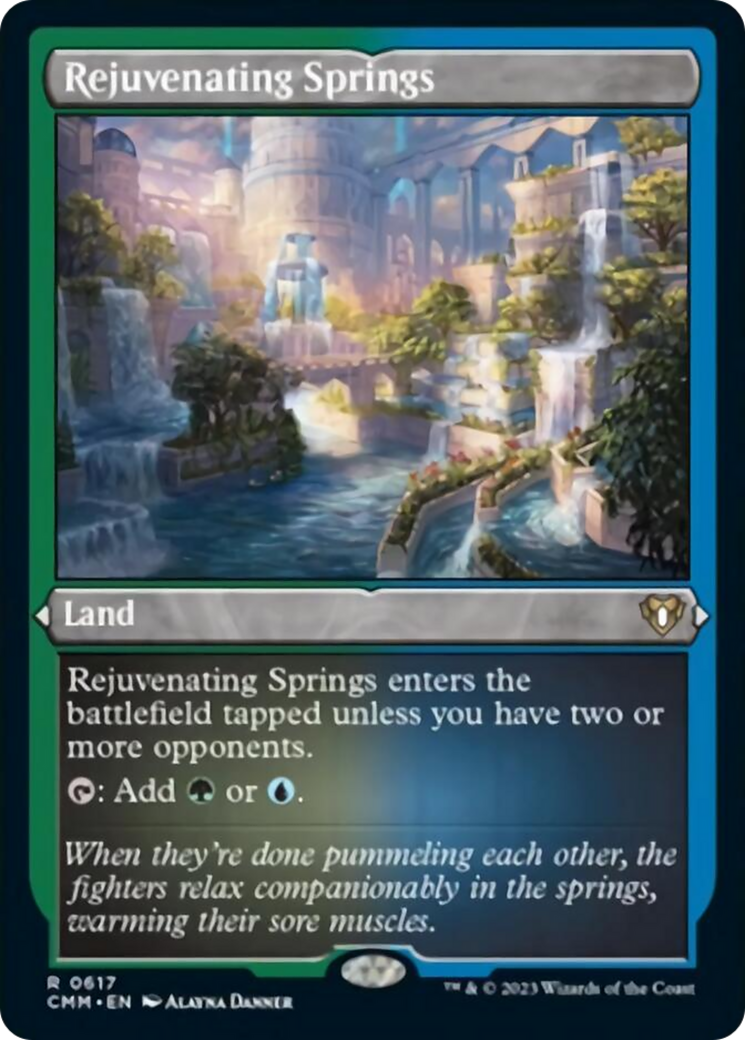 Rejuvenating Springs (Foil Etched) [Commander Masters] | Gam3 Escape