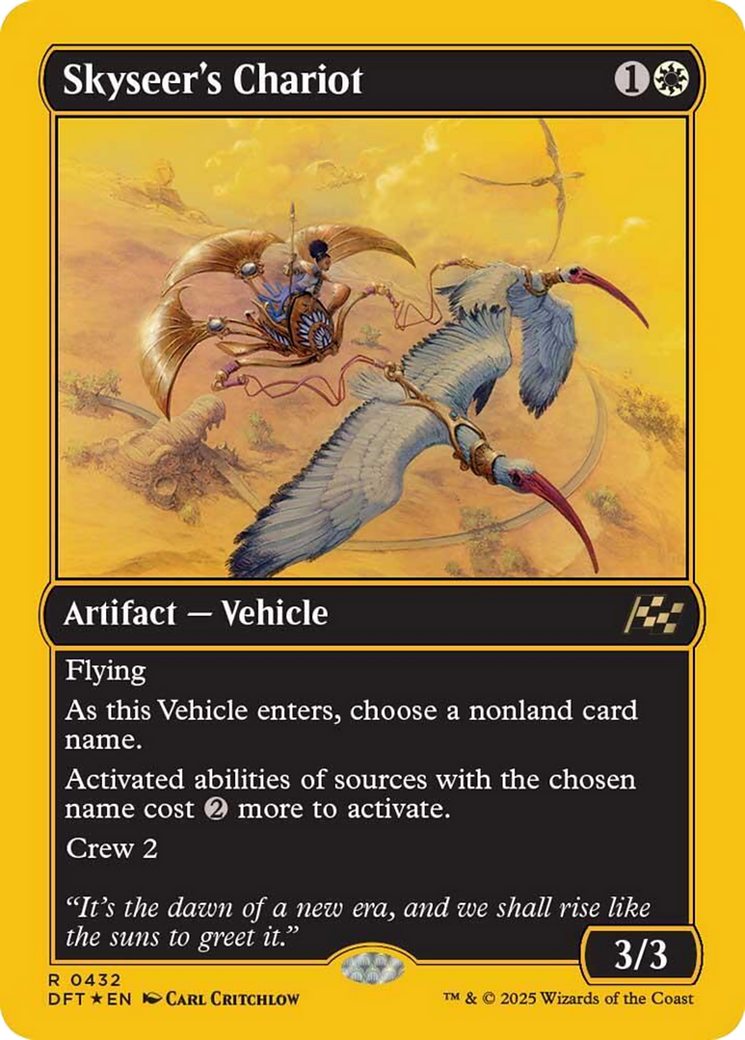 Skyseer's Chariot (First-Place Foil) [Aetherdrift] | Gam3 Escape