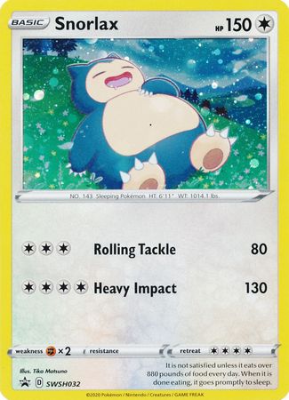 Snorlax (SWSH032) [Sword & Shield: Black Star Promos] | Gam3 Escape