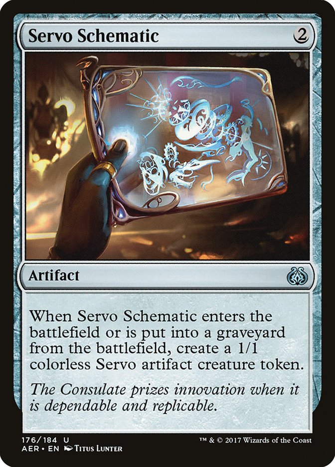Servo Schematic [Aether Revolt] | Gam3 Escape