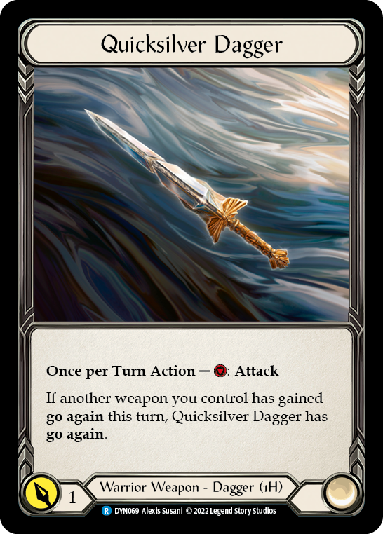 Quicksilver Dagger [DYN069] (Dynasty)  Rainbow Foil | Gam3 Escape