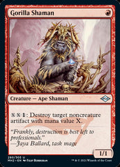 Gorilla Shaman (Foil Etched) [Modern Horizons 2] | Gam3 Escape