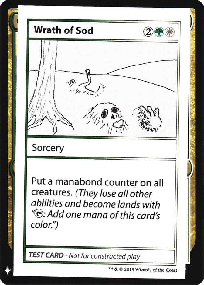 Wrath of Sod [Mystery Booster Playtest Cards] | Gam3 Escape