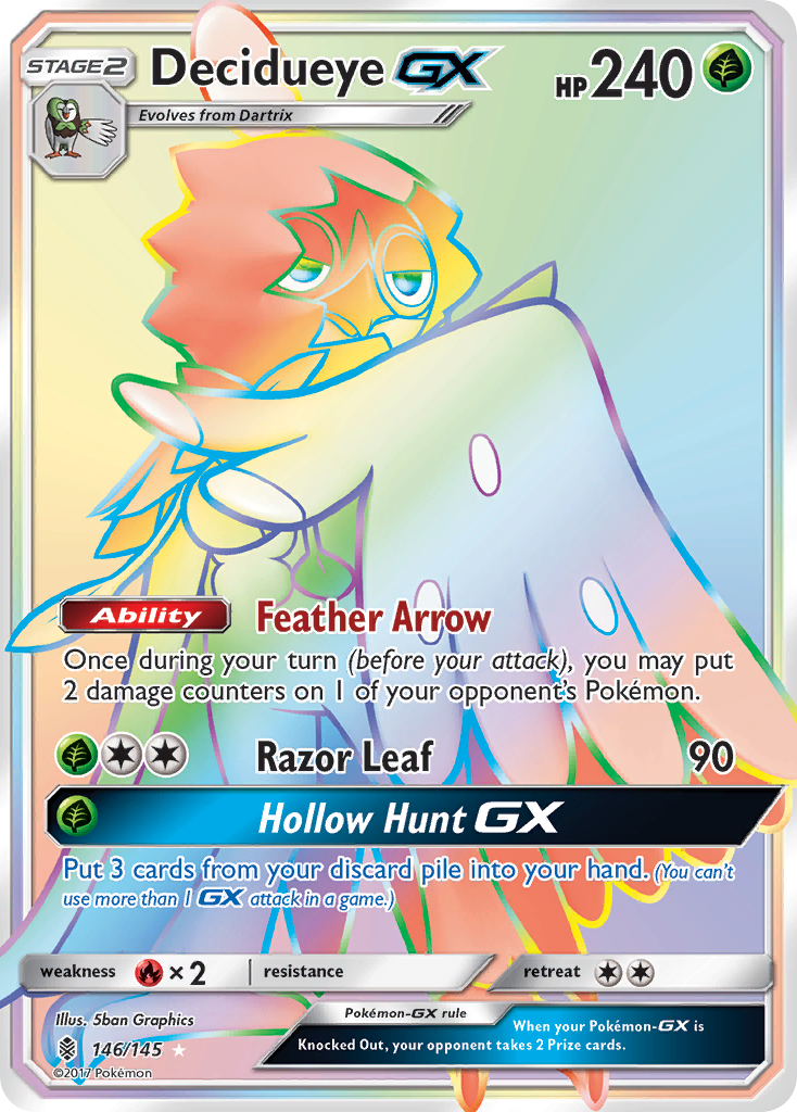 Decidueye GX (146/145) [Sun & Moon: Guardians Rising] | Gam3 Escape