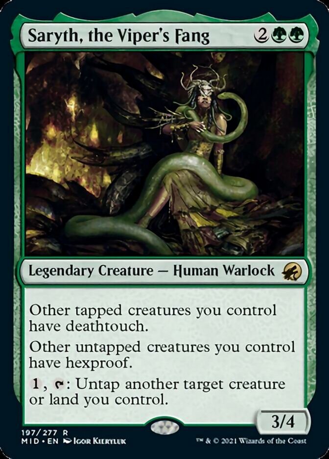 Saryth, the Viper's Fang [Innistrad: Midnight Hunt] | Gam3 Escape