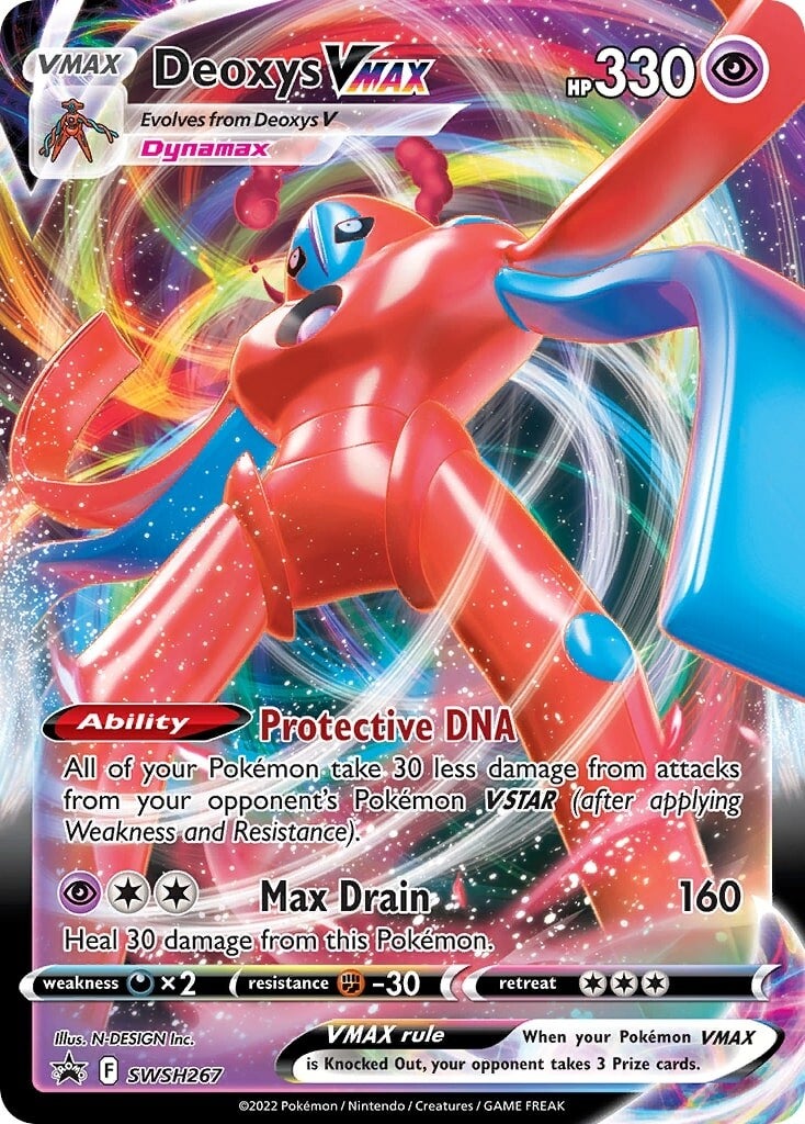 Deoxys VMAX (SWSH267) [Sword & Shield: Black Star Promos] | Gam3 Escape