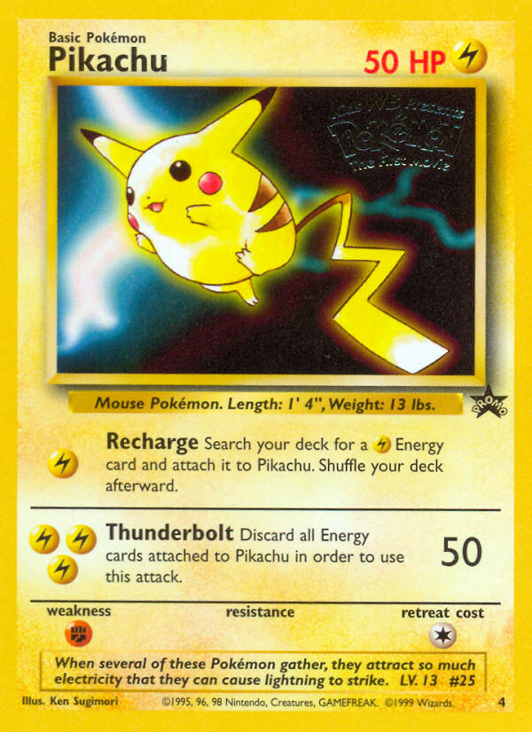 Pikachu (4) [Wizards of the Coast: Black Star Promos] | Gam3 Escape