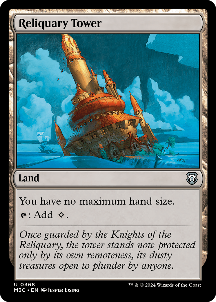 Reliquary Tower (Ripple Foil) [Modern Horizons 3 Commander] | Gam3 Escape